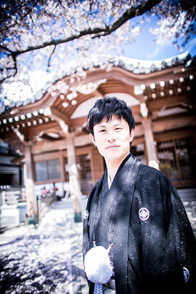 桜　結婚写真　